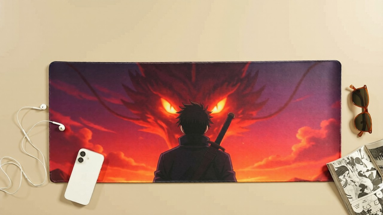 Crimson Sovereign - Anime Deskmat