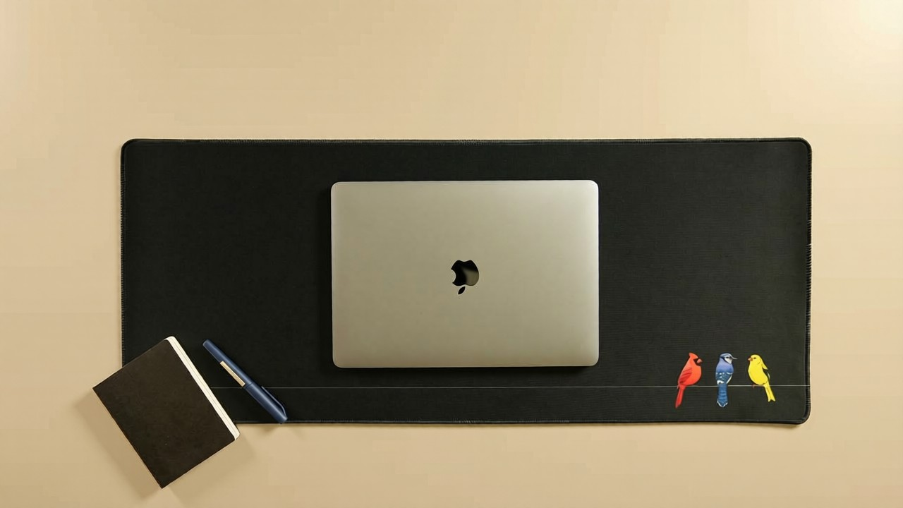 The Three Spectators - Minimalistic Deskmat