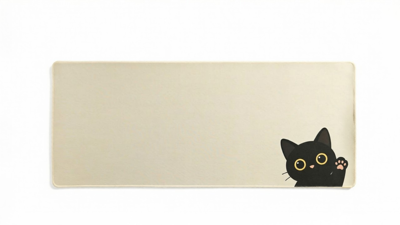 Paws & Peeks - Minimalistic Deskmat