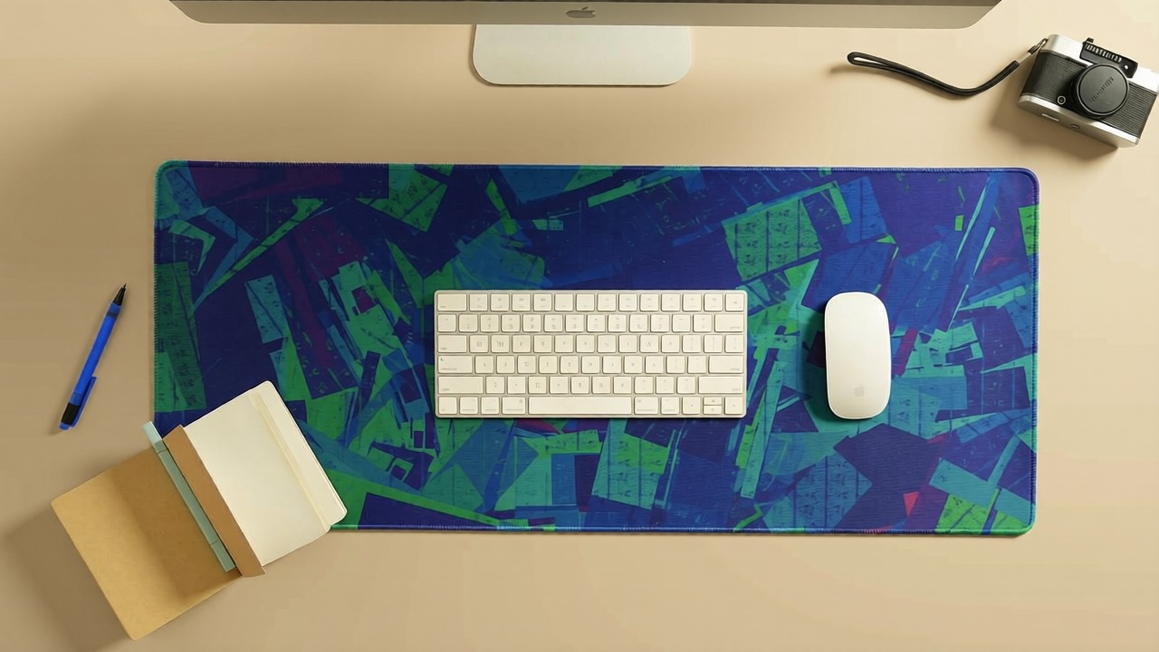 Glitch - Texture Deskmat