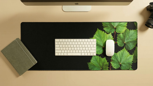 Verdant Edge - Minimalistic Deskmat