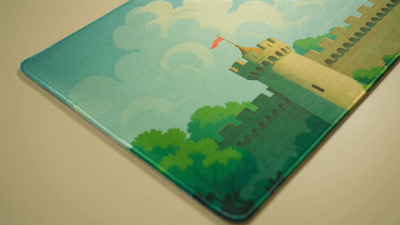 Azure Ramparts - Anime Deskmat