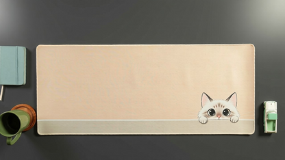 Whiskered Horizon - Minimalistic Deskmat