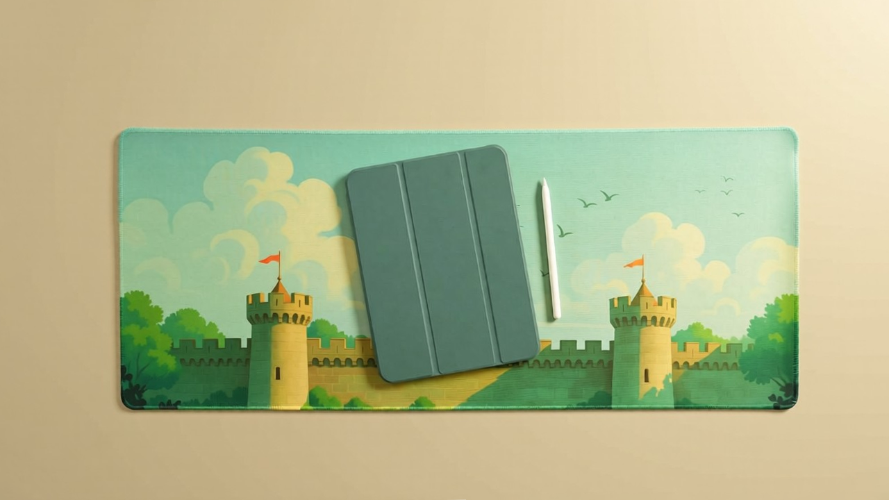 Azure Ramparts - Anime Deskmat